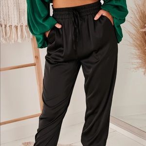 NanaMacs Hit The Jackpot Satin Joggers - Medium